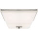 Ellis Harper 2 Light 13 inch Brushed Nickel Flush Mount Ceiling Light