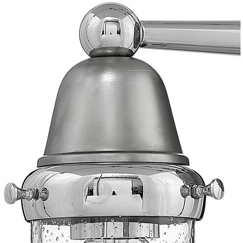 Academy LED 7 inch English Nickel with Polished Nickel Indoor Wall Sconce Wall Light