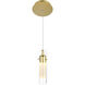Olinda LED 2 inch Satin Gold Mini Pendant Ceiling Light