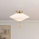 Alora Mood Reeve 1 Light 14.75 inch Brushed Gold Flush Mount Ceiling Light