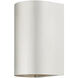 Bond 1 Light 7 inch Brushed Nickel Outdoor / Indoor Small Sconce, Small