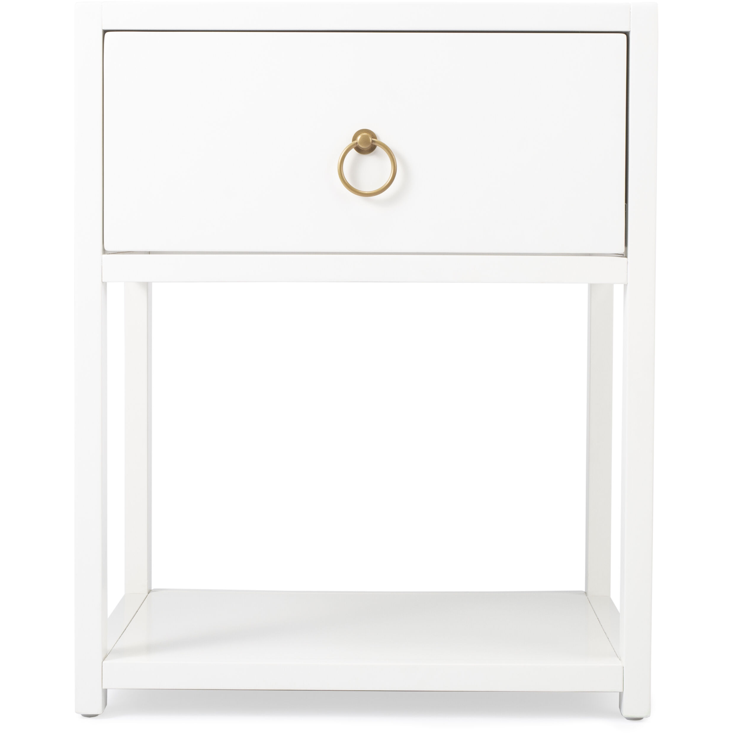 Lark White End or Side Table
