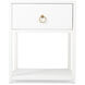Lark White End or Side Table