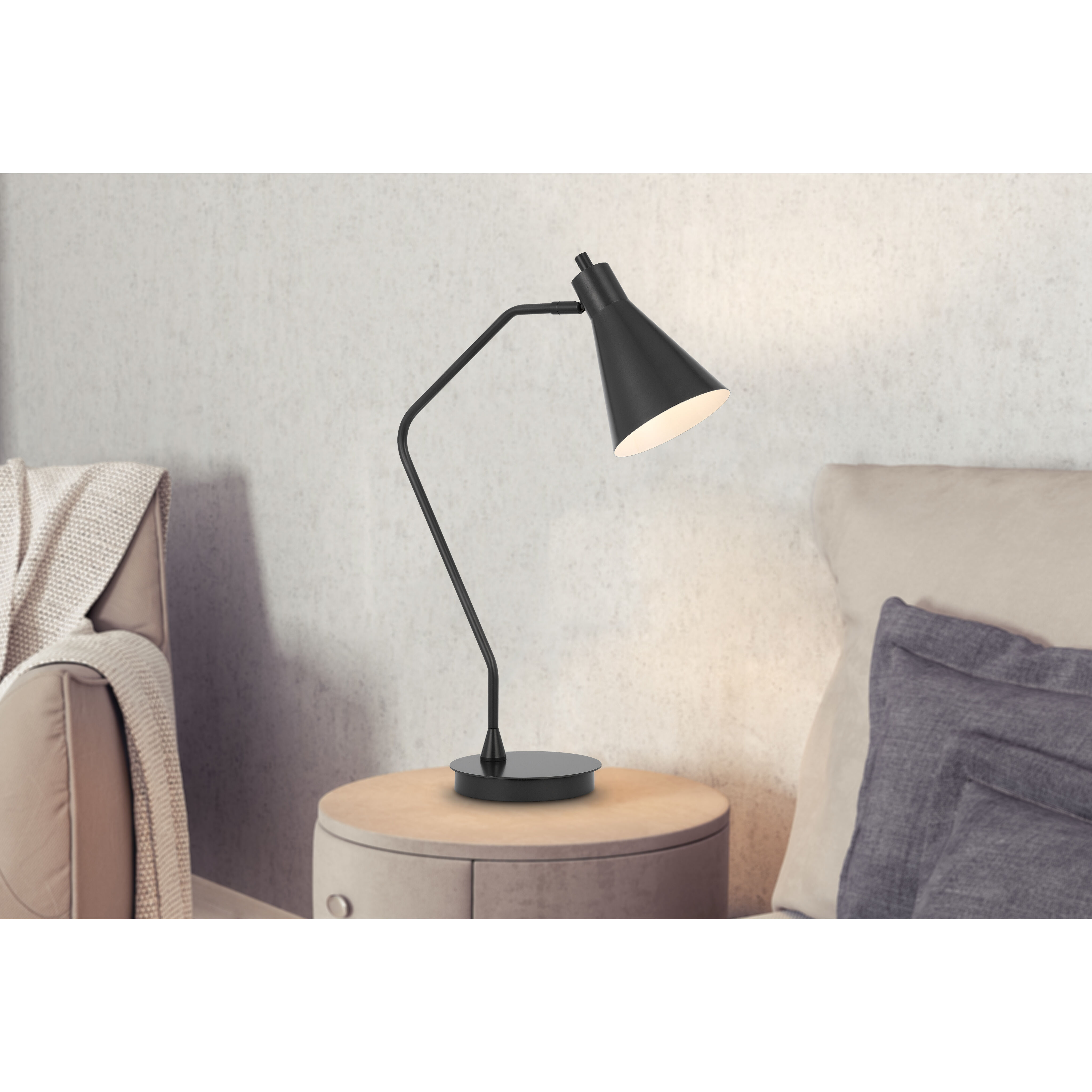 Capstone 24 inch 12.00 watt Iron Grey Table Lamp Portable Light