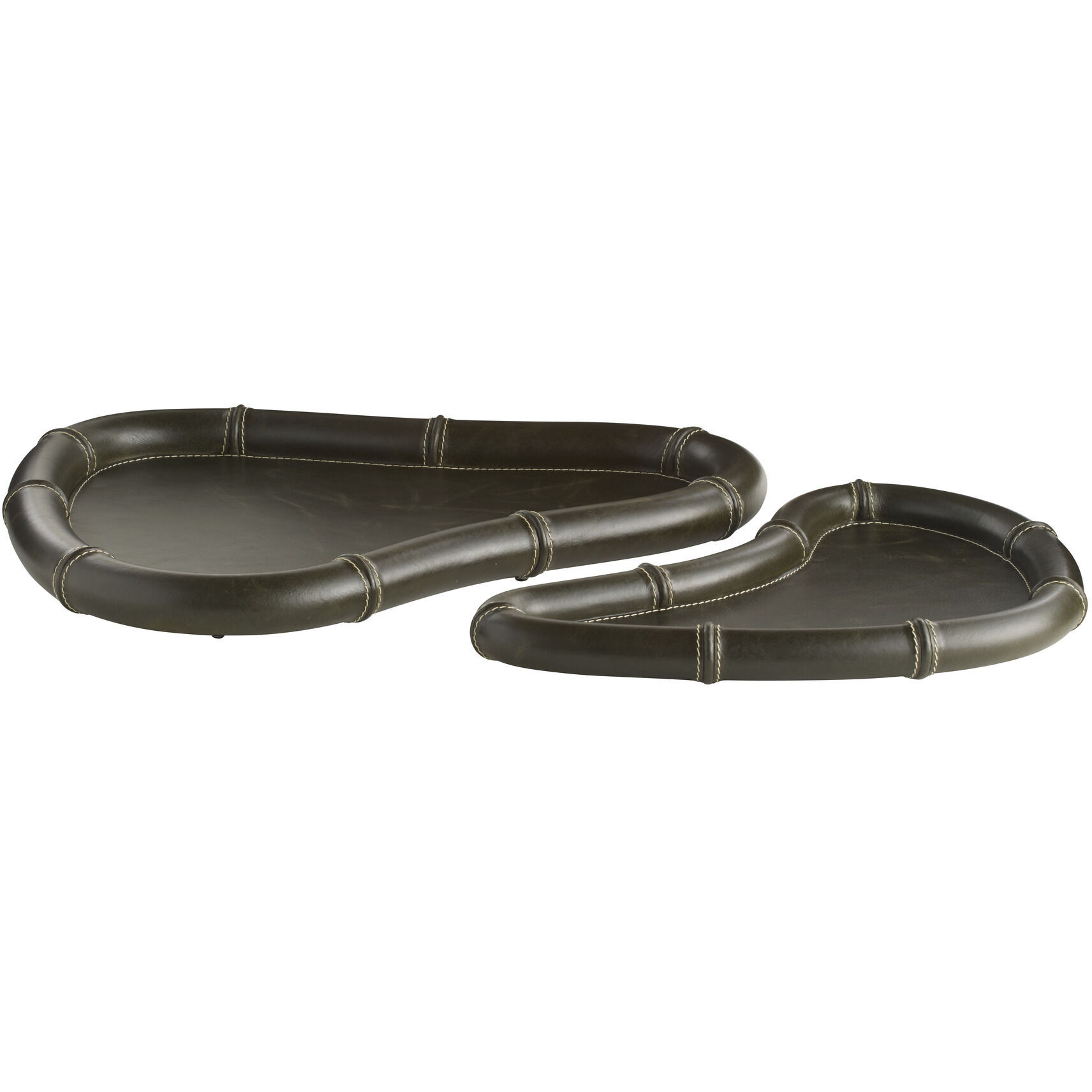 Lake Moss Trays, Set of 2