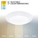 Disc LED 7.5 inch White Flush Mount Ceiling Light in 4, WAC Limited