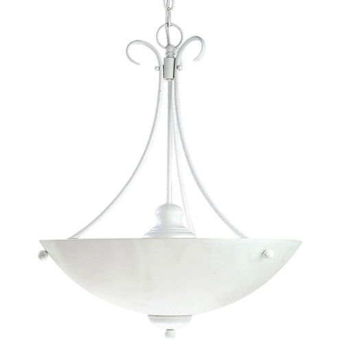 Travera 3 Light 20 inch Textured White Hall & Foyer Ceiling Light
