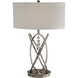 Springdale 25 inch 150.00 watt Polished Nickel Table Lamp Portable Light