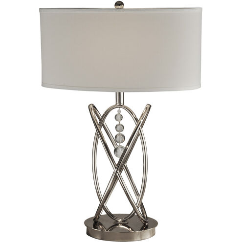 Springdale 25 inch 150.00 watt Polished Nickel Table Lamp Portable Light