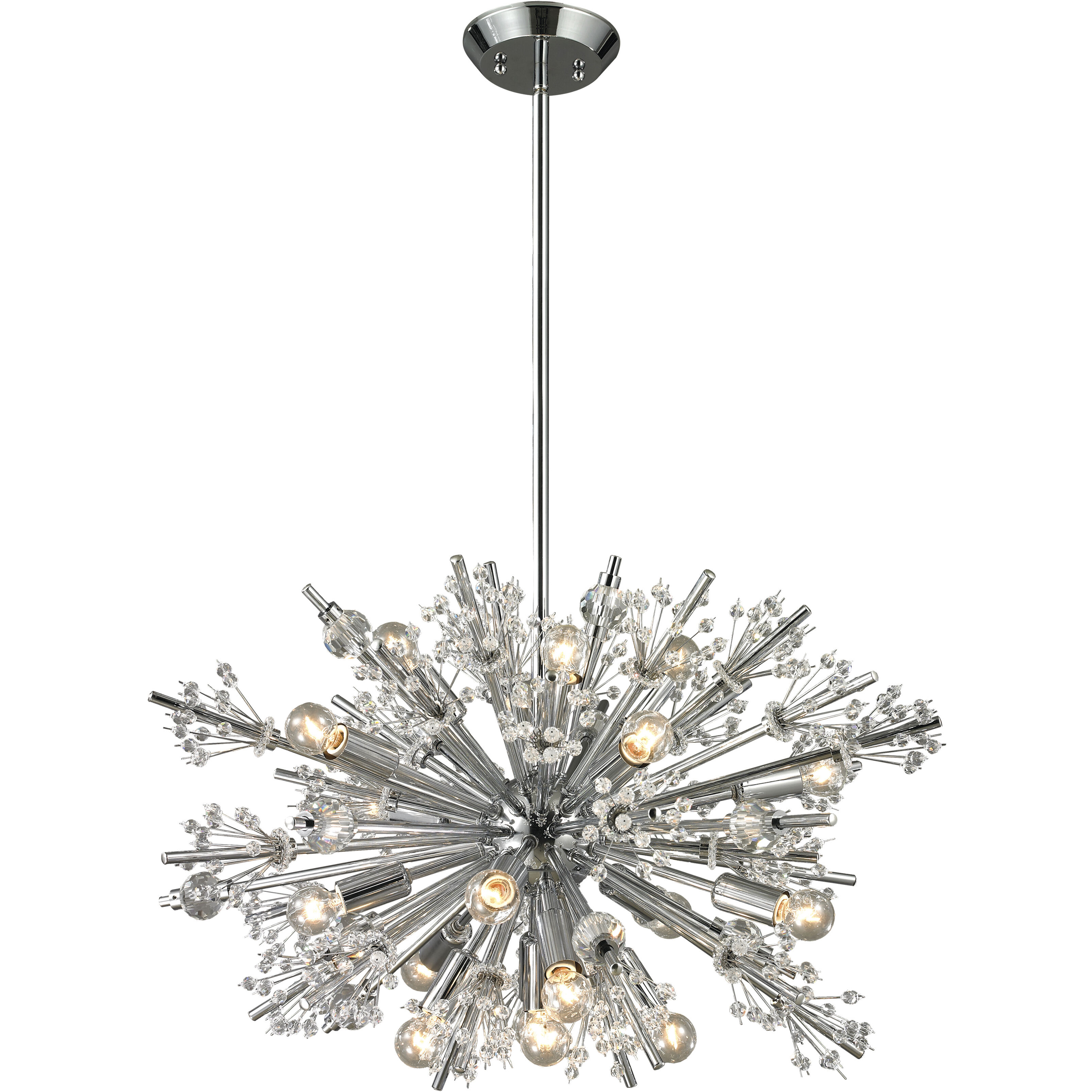 Polished chrome ceiling lights best sale
