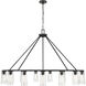 Titus 15 Light 62.5 inch Matte Black Chandelier Ceiling Light