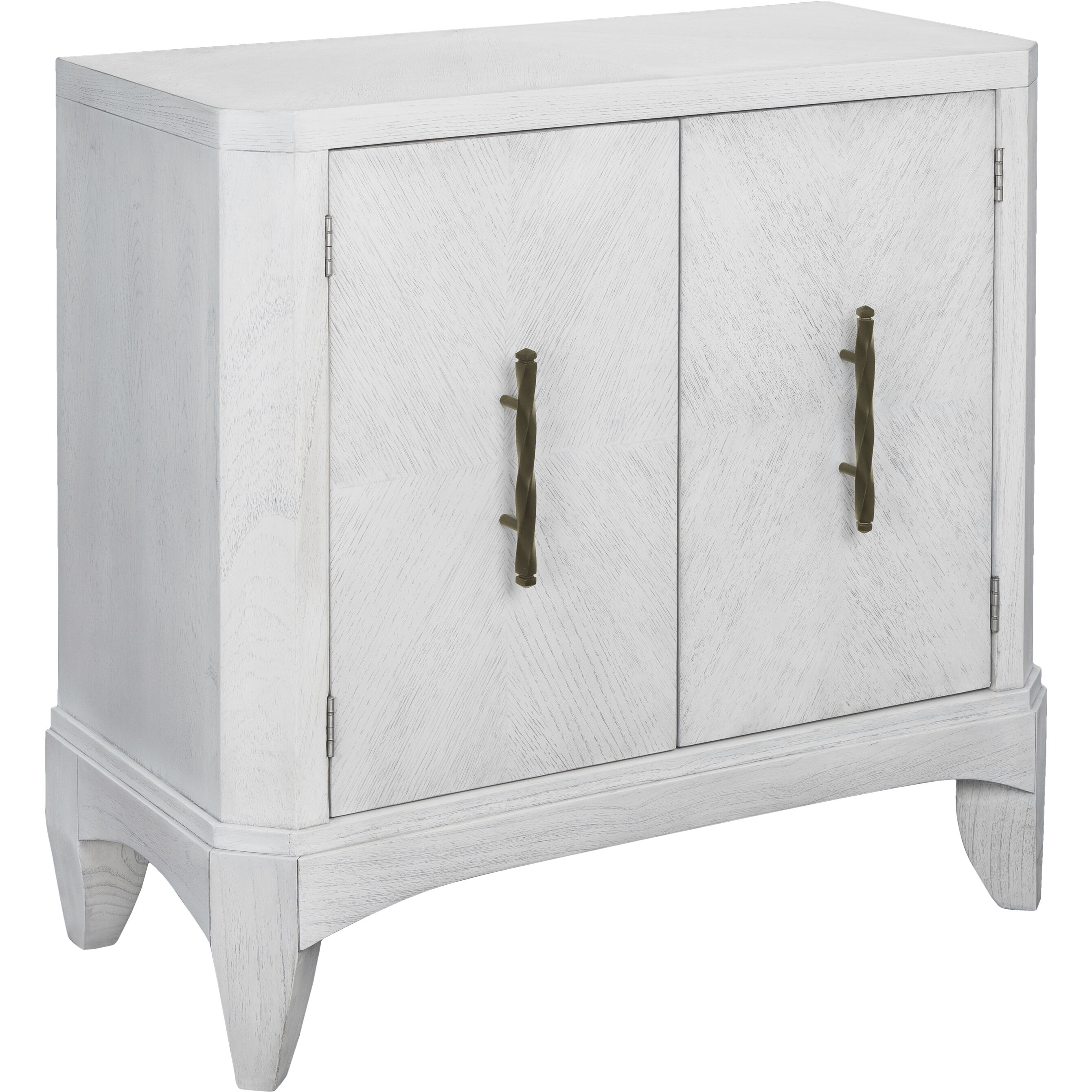 Bowtie Whitewash Cabinet