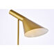 Juniper 49 inch 40 watt Brass Floor Lamp Portable Light