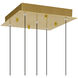 Greta LED 12 inch Brass Mini Pendant Ceiling Light