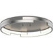 Anello Minor 19 inch Walnut Flush Mount Ceiling Light