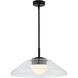 Eros 22 inch Black Pendant Ceiling Light