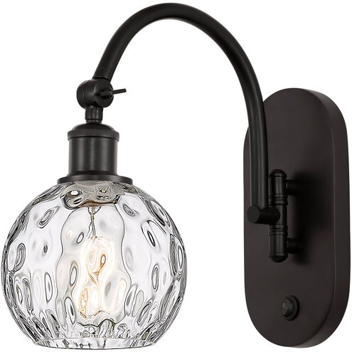 Ballston Athens Water Glass LED 6 inch Oil Rubbed Bronze Sconce Wall Light