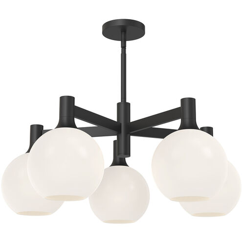 Castilla 5 Light 29.5 inch Aged Gold Chandelier Ceiling Light