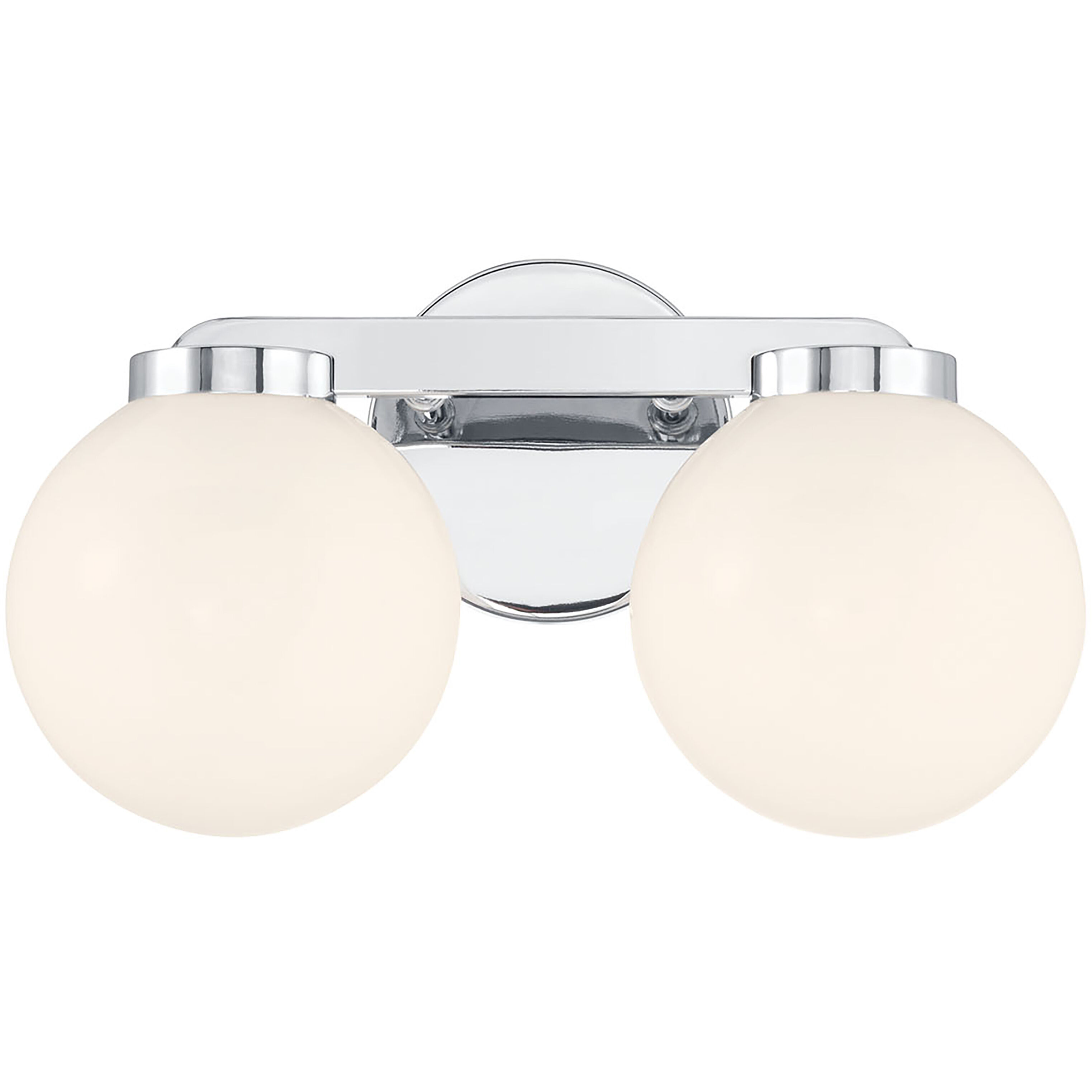 Ardeva 2 Light 14 inch Chrome Bathroom Vanity Light Wall Light
