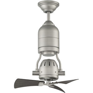 Bellows Uno 18 inch Painted Nickel with Greywood Blades Fan
