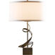 Gallery Spiral 22.9 inch 150 watt Dark Smoke Table Lamp Portable Light in Natural Anna, Spiral