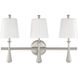 Palmer 3 Light 23 inch Brushed Polished Nickel Vanity Light Wall Light