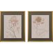 Delicate Sketch 33146 Pink and Gray and Neutral Framed Art