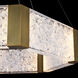 Forever LED 29 inch Aged Brass Chandelier Ceiling Light