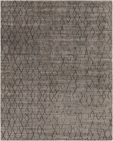 Pokhara 120 X 96 inch Gray Rug in 8 x 10, Rectangle