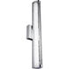 Sean Lavin Cutler LED 24 inch Chrome Vanity Light Wall Light in Clear Crackle