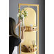 Full 78.7 X 18.1 inch Gold Mirror