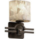 Alabaster Rocks 1 Light 9 inch Dark Bronze ADA Wall Sconce Wall Light in Oval, Incandescent, Oval