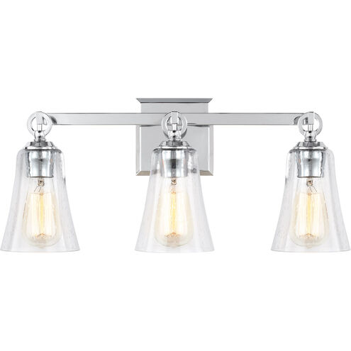 Sean Lavin Monterro 3 Light 21.75 inch Chrome Vanity Light Wall Light