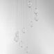 Rhythm LED 21.75 inch Polished Chrome Multi-Light Pendant Ceiling Light