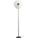 Radar 65 inch 7.50 watt White/Black Floor Lamp Portable Light