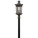 Estate Series Raley LED 26 inch Oil Rubbed Bronze Outdoor Post Mount Lantern