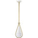 Admiral 1 Light 6.5 inch Matte White Pendant Ceiling Light