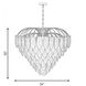 Boa 15 Light 34 inch Warm Brass Chandelier Ceiling Light