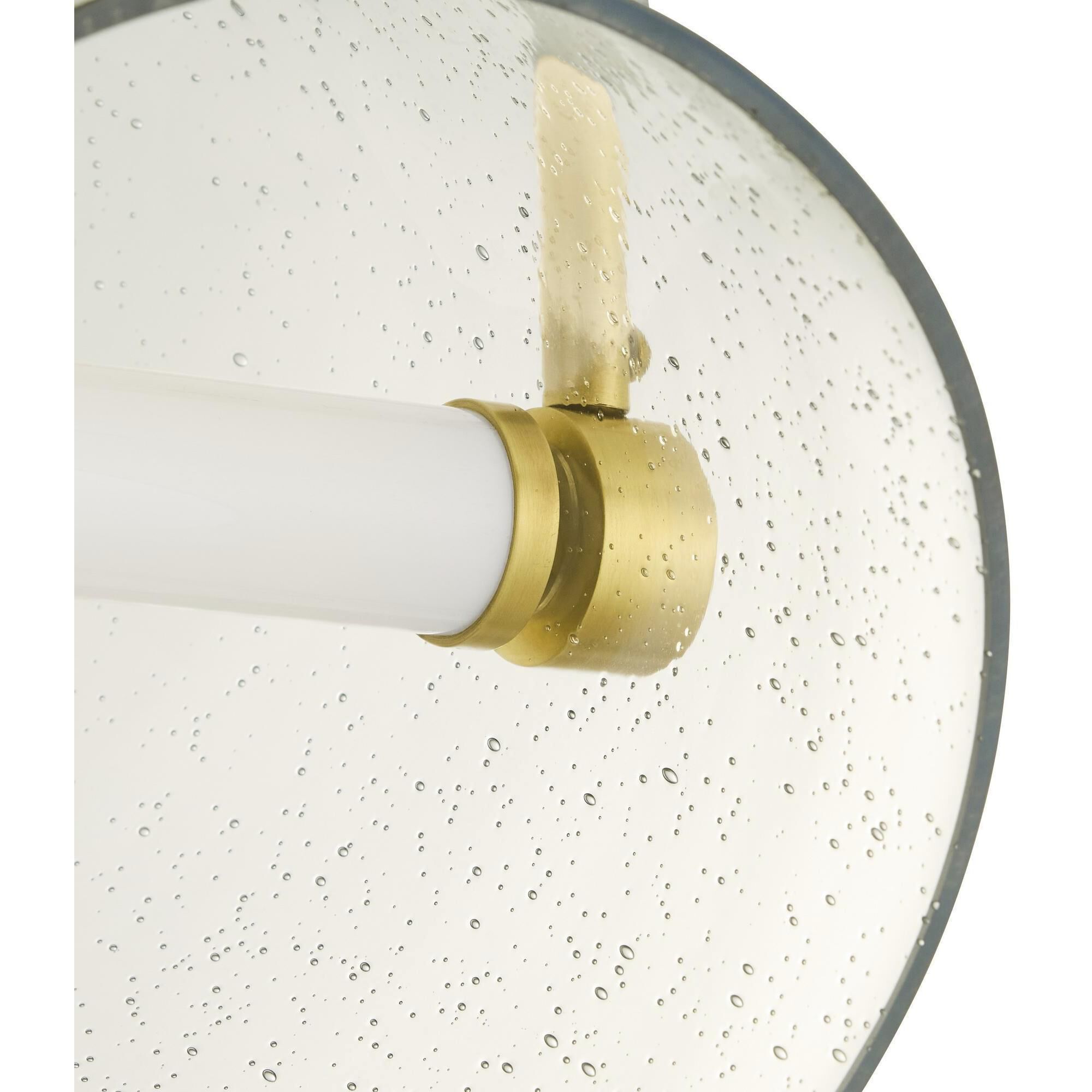 Marco 1 Light 10 inch Bone with Antique Brass Pendant Ceiling Light, Small