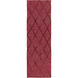 Mateo 36 X 24 inch Burgundy, Garnet Rug