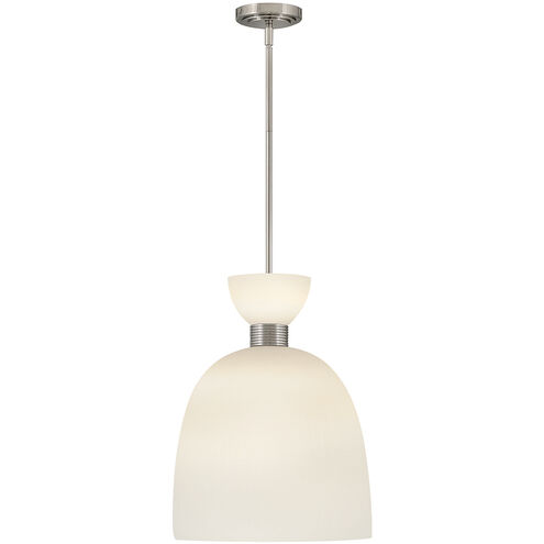 Lisa McDennon Tallulah 3 Light 14 inch Polished Nickel Pendant Ceiling Light