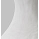 Hable Bone 25.63 inch 9 watt Matte White Ceramic Table Lamp Portable Light