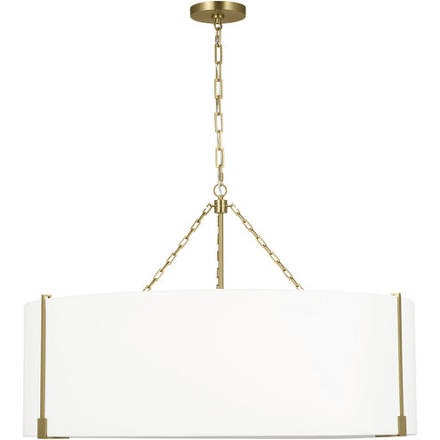 Thom Filicia Bergen 4 Light 36.25 inch Burnished Brass Pendant Ceiling Light