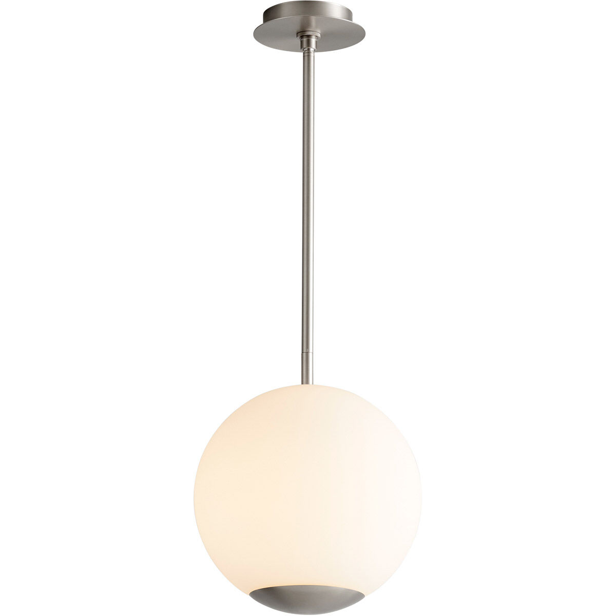 Terra LED 12 inch Satin Nickel Pendant Ceiling Light