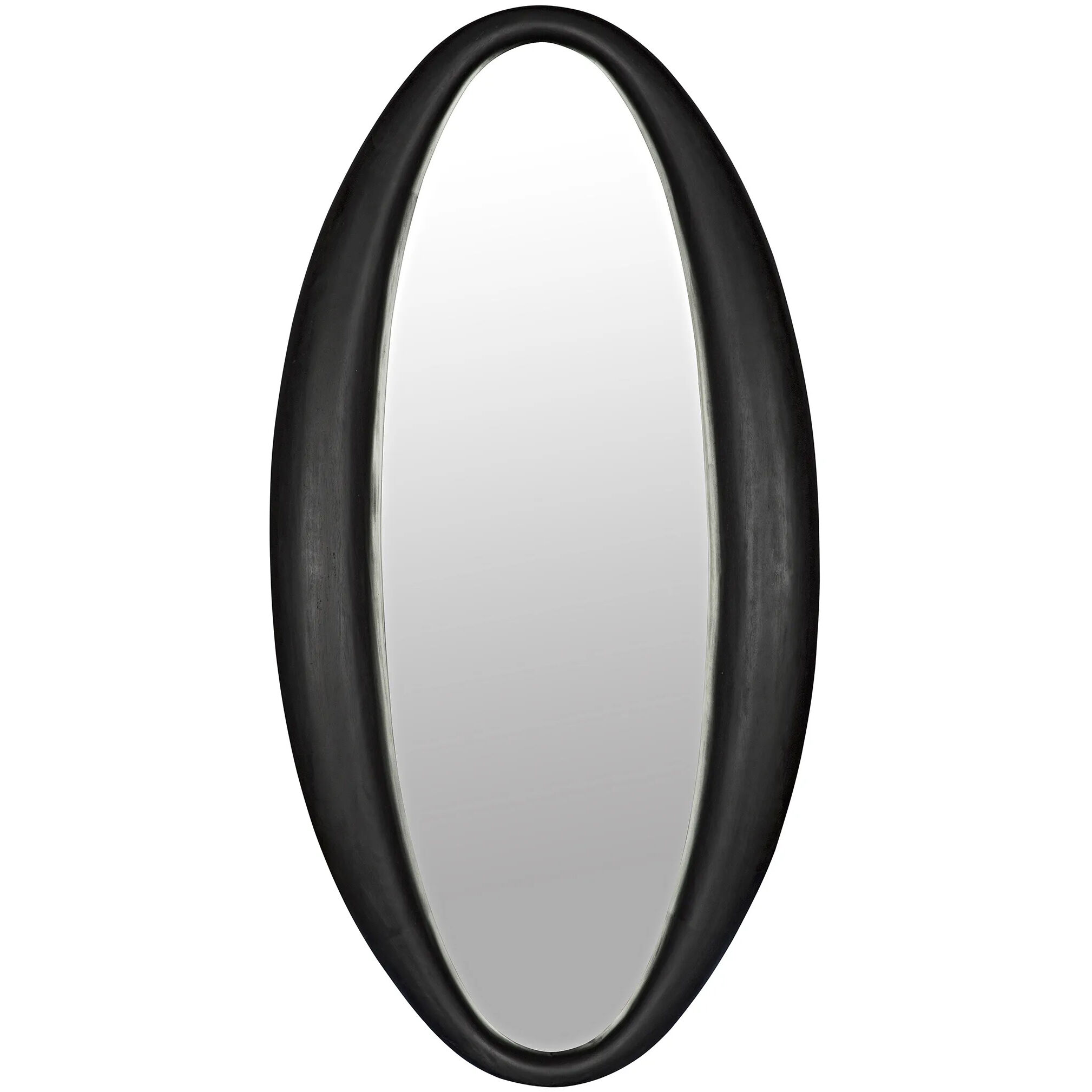 Woolsey 60 X 30 inch Charcoal Black Mirror