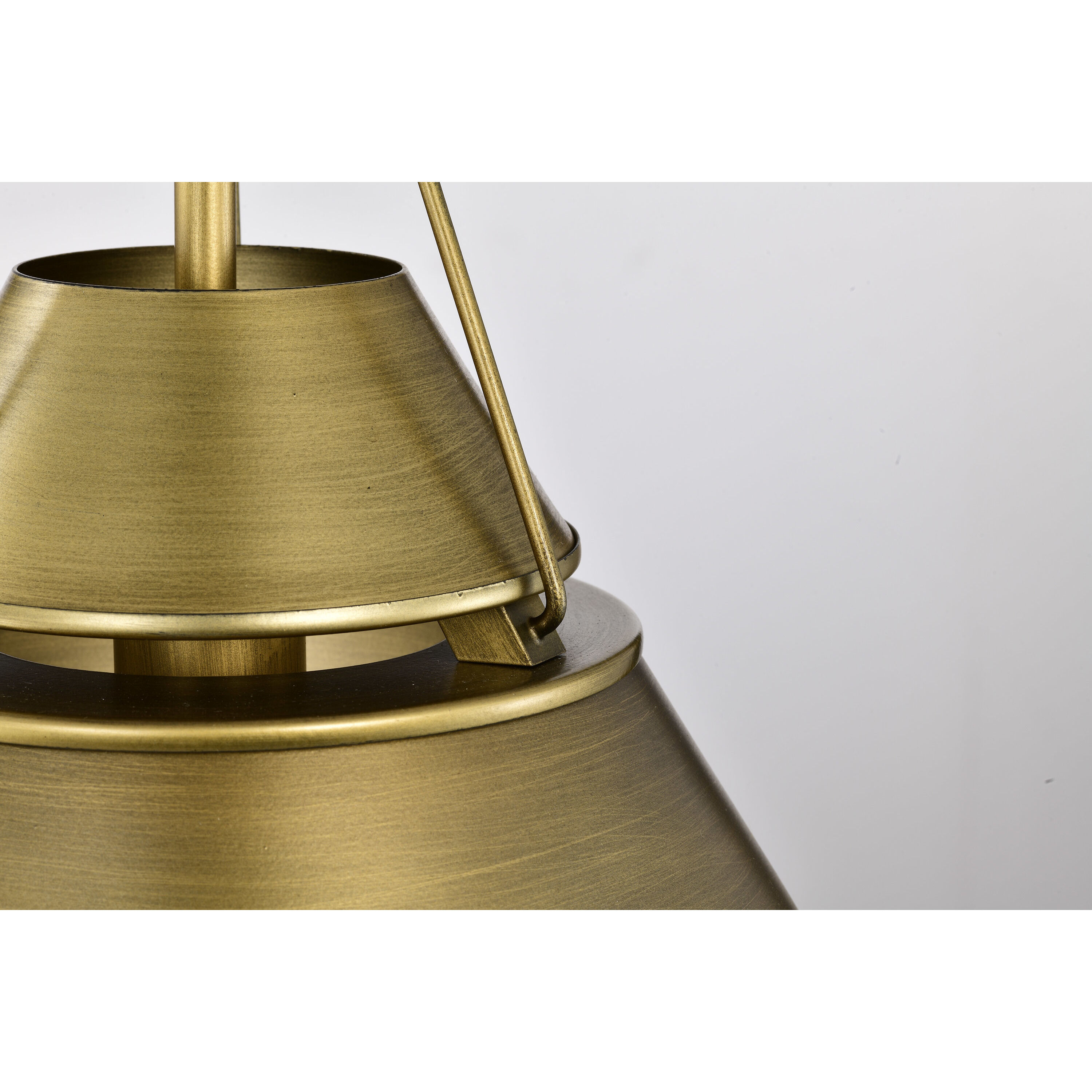 Adina 1 Light 12.75 inch Natural Brass Pendant Ceiling Light