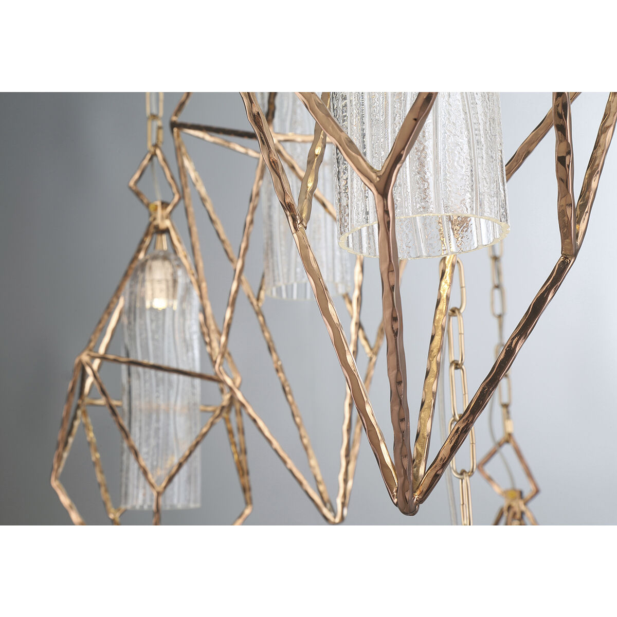 Verdino LED 10 inch Rose Gold Pendant Ceiling Light, Large