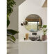 Nagoya 2 Light Matte Black Bathroom Magnifying Mirror Wall Light