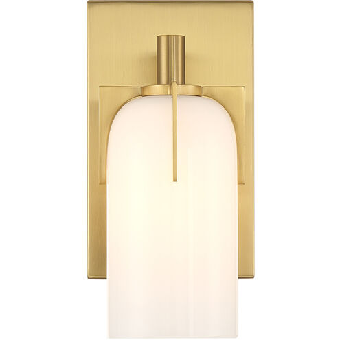 Caldwell 1 Light 4.75 inch Warm Brass Bathroom Vanity Light Wall Light