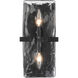 Aenon 2 Light 6.25 inch Matte Black Wall Sconce Wall Light